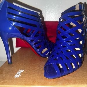 Christian Louboutin Arakna Patent Sandals